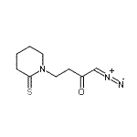 CAS#: 125627-64-7， 1-Diazo-4-(2-Thioxo-1-Piperidinyl)-2-Butanone