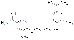 CAS#: 125901-99-7， 3-Amino-4-[4-(2-Amino-4-Carbamimidoylphenoxy)Butoxy]Benzenecarboximidamide