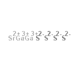 CAS 登录号：12592-70-0， 镓锶硫醚(2:1:4)