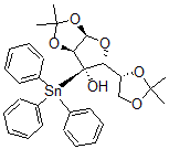 CAS#: 126193-20-2， (3aR,5R,6S,6aS)-5-[(4R)-2,2-Dimethyl-1,3-Dioxolan-4-Yl]-2,2-Dimethyl-6-Tri(Phenyl)Stannyl-5,6a-Dihydro-3aH-Furo[4,5-d][1,3]Dioxol-6-Ol