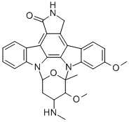 CAS#: 126221-75-8， 2,3,10,11,12,13-Hexahydro-6,10-Dimethoxy-9-Methyl-11-(Methylimino)-9,13-Epoxy-1H,9H-Diindolo(1,2,3-gh:3',2',1'-lm)Pyrrolo(3,4-j)(1,7)Benzodiazonin-1-One