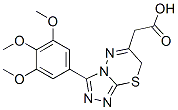 CAS 登录号：126598-30-9， 2-[3-(3,4,5-三甲氧基苯基)-7H-[1,2,4]三唑并[3,4-b][1,3,4]噻二嗪-6-基]乙酸