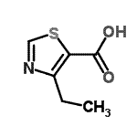 CAS#: 126889-07-4， 4-Ethyl-1,3-Thiazole-5-Carboxylic Acid