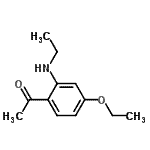 CAS#: 127285-45-4， 1-[4-Ethoxy-2-(Ethylamino)Phenyl]Ethanone