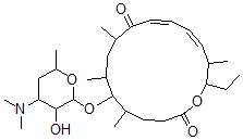 CAS#: 127663-98-3， (11Z,13E)-6-(4-Dimethylamino-3-Hydroxy-6-Methyloxan-2-Yl)Oxy-16-Ethyl-5,7,9,15-Tetramethyl-1-Oxacyclohexadeca-11,13-Diene-2,10-Dione