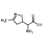 CAS#: 127760-06-9， Amino(3-Methyl-4,5-Dihydro-1,2-Oxazol-5-Yl)Acetic Acid