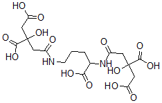 CAS 登录号：127902-98-1， N(2),N(5)-二-(1-氧代-3-羟基-3,4-二羧基丁基)鸟氨酸