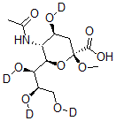 CAS#: 128643-78-7， (2R,4S,5R,6R)-5-Acetamido-4-Deuteriooxy-2-Methoxy-6-[(1R,2R)-1,2,3-Trideuteriooxypropyl]Oxane-2-Carboxylic Acid