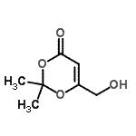 CAS#: 128766-63-2， 6-(Hydroxymethyl)-2,2-Dimethyl-4H-1,3-Dioxin-4-One