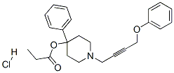 CAS#: 128864-80-2， [1-(4-Phenoxybut-2-Ynyl)-4-Phenylpiperidin-4-Yl] Propanoate Hydrochloride