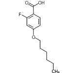 CAS#: 128895-75-0， 2-Fluoro-4-(Hexyloxy)Benzoic Acid
