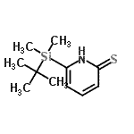CAS#: 128950-57-2， 6-[Dimethyl(2-Methyl-2-Propanyl)Silyl]-2(1H)-Pyridinethione