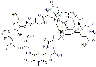 CAS#: 129128-04-7， Glutathionylcobalamin