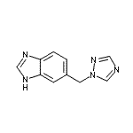 CAS 登录号：129369-68-2， 5-(1H-1,2,4-三唑-1-基甲基)-1H-苯并咪唑