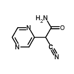 CAS#: 129794-39-4， 2-Cyano-2-(2-Pyrazinyl)Acetamide