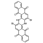 CAS 登录号：130-19-8， 7,16-二溴-6,15-二氢二萘并[2,3-A:2',3'-H]吩嗪-5,9,14,18-四酮