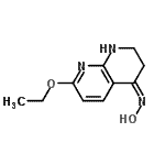 CAS 登录号：130875-68-2， (4Z)-7-乙氧基-N-羟基-2,3-二氢-1,8-萘啶-4(1H)-亚胺