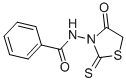 CAS 登录号：13097-06-8， N-(4-氧代-2-硫代-1,3-噻唑烷-3-基)苯甲酰胺