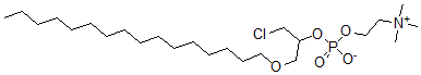 CAS#: 131024-85-6， (1-Chloro-3-Hexadecoxypropan-2-Yl) 2-Trimethylazaniumylethyl Phosphate