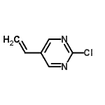 结构式 CAS# 131467-06-6, 2-氯-5-乙烯基嘧啶