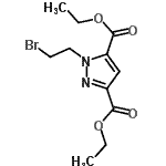CAS#: 131727-29-2， Diethyl 1-(2-Bromoethyl)-1H-Pyrazole-3,5-Dicarboxylate