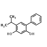 CAS#: 131844-68-3， 5-Isopropyl-2,4-Biphenyldiol