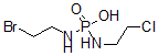 CAS 登录号：132633-97-7， (2-溴乙基氨基)-(2-氯乙基氨基)次磷酸
