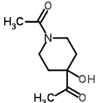 CAS 登录号：132945-52-9， 1,1'-(4-羟基-1,4-哌啶二基)二乙酮