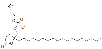 CAS#: 133019-97-3， (2-Octadecyl-5-Oxooxolan-2-Yl)Methyl 2-Trimethylazaniumylethyl Phosphate
