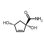 CAS#: 133071-13-3， (1S,4R)-1,4-Dihydroxy-2-Cyclopentene-1-Carboxamide