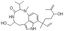 CAS#: 133084-52-3， 9-(1-Ethenyl-4-Hydroxy-1,5-Dimethyl-5-Hexenyl)-1,2,4,5,6,8-Hexahydro-5-(Hydroxymethyl)-1-Methyl-2-(1-Methylethyl)-3H-Pyrrolo(4,3,2-gh)-1,4-Benzodiazonin-3-One