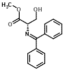 CAS#: 133157-01-4， Methyl N-(Diphenylmethylene)-L-Serinate