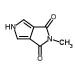 CAS 登录号：133341-90-9， 2-甲基吡咯并[3,4-c]吡咯-1,3(2H,5H)-二酮
