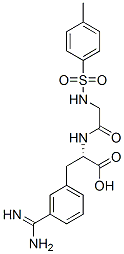 CAS 登录号：133397-82-7， (2S)-3-(3-甲脒基苯基)-2-[[2-[(4-甲基苯基)磺酰基氨基]乙酰基]氨基]丙酸