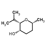 CAS 登录号：133909-68-9， (2S,3S,6R)-2-异丙基-6-甲基四氢-2H-吡喃-3-醇