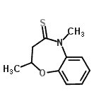 CAS#: 134076-85-0， 2,5-Dimethyl-2,3-Dihydro-1,5-Benzoxazepine-4(5H)-Thione