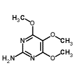 CAS 登录号：13428-61-0， 4,5,6-三甲氧基-2-嘧啶胺