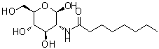 CAS#: 134403-86-4， 2-Deoxy-2-(Octanoylamino)-beta-D-Glucopyranose