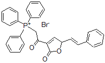 CAS#: 134564-84-4， [2-Oxo-2-[2-Oxo-5-[(E)-2-Phenylethenyl]-5H-Furan-3-Yl]Ethyl]-Triphenylphosphanium Bromide