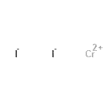 结构式 CAS# 13478-28-9, 二碘化铬(2+)