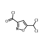 CAS 登录号：135335-77-2， 5-(二氯甲基)-1,2-恶唑-3-甲酰氯
