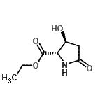 CAS#: 13593-87-8， Ethyl (3S)-3-Hydroxy-5-Oxo-L-Prolinate