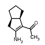 CAS 登录号：136202-49-8， 1-[(3aR,6aR)-2-氨基-3,3A,4,5,6,6A-六氢-1-戊搭烯基]乙酮