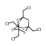 CAS#: 13639-09-3， 1,3,5,7-Tetrakis(Chloromethyl)-2,4,6,8,9,10-Hexathiatricyclo[3.3.1.1<Sup>3,7</Sup>]Decane