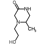 CAS#: 137066-43-4， 4-(2-Hydroxyethyl)-5-Methyl-2-Piperazinone