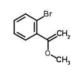 CAS 登录号：137103-76-5， 1-溴-2-(1-甲氧基乙烯基)苯