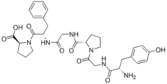 CAS#: 137372-38-4， (2S)-1-[(2S)-2-[[2-[[(2S)-1-[2-[[(2S)-2-Amino-3-(4-Hydroxyphenyl)Propanoyl]Amino]Acetyl]Pyrrolidine-2-Carbonyl]Amino]Acetyl]Amino]-3-Phenylpropanoyl]Pyrrolidine-2-Carboxylic Acid