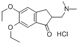 CAS#: 137376-71-7, 2-(Dimethylaminomethyl)-5,6-Diethoxy-2,3-Dihydroinden-1-One Hydrochloride