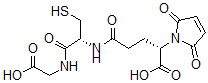 CAS#: 137593-43-2， (2S)-5-[[(2R)-1-(Carboxymethylamino)-1-Oxo-3-Sulfanylpropan-2-Yl]Amino]-2-(2,5-Dioxopyrrol-1-Yl)-5-Oxopentanoic Acid