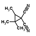 CAS 登录号：13764-28-8， 2,2,3-三甲基-1,1-环丙烷二甲腈